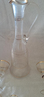 Starožitné skleničky a karafa Nová cena 490,- Kč - 6