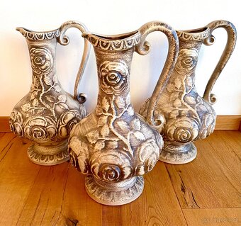 Staré velké vázy 3 kusy - 6