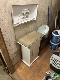 Akvárium 54l + skříň + doplňky k akva - 6