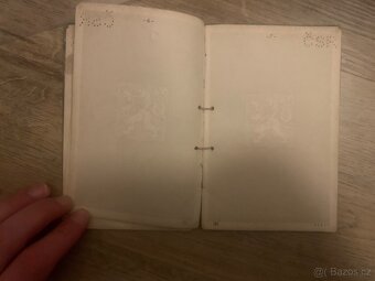 Cestovní pas ČSR – 24. 1. 1939 – těsně před vznikem Protekto - 6
