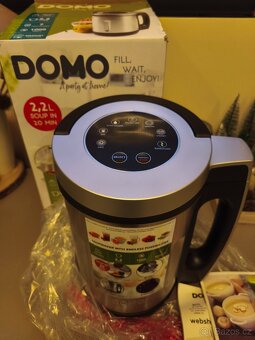 NEPOUŽITÝ Polévkovar a výrobník rostlinného mléka - Domo - 6