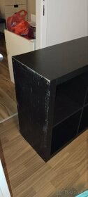 Regál knihovna Ikea Kallax Expedit 2x4 černo-hnědý - 6
