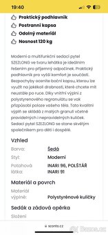 Sedací pytel (válenda) - šedý - 6