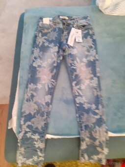 Lehké jarní rifle,80%coton,17%polyester,3%elastan - 6