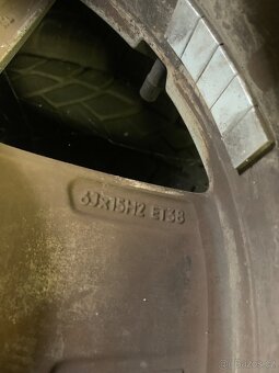 Audi orig. alu kola 5x100 R15 vč. pneu 195/65 R15 - 6