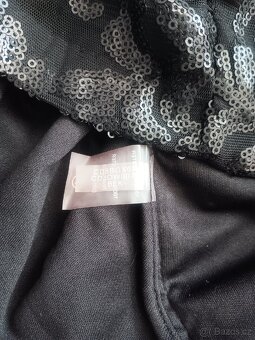 Calvin Klein luxusní černé šaty,vel.36/38 - 6