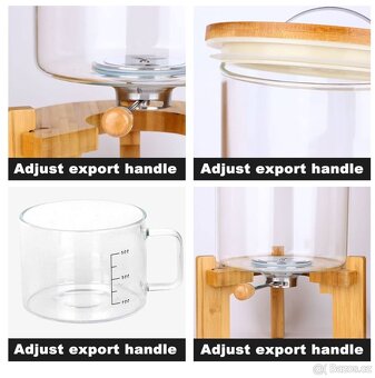 Velký skleněný zásobník 7,5l - 6