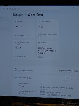 MSI trident X i7-11700k, RTX 3080, 1 TB  SSD, 1 TB HDD - 6