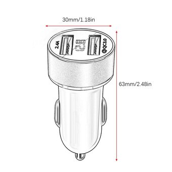USB nabíječka do auta - 6