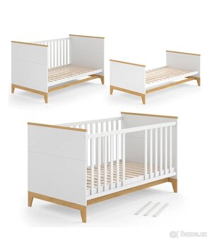 Dětská postýlka Malia bílá - 6