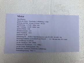 Benzinový motor do kola, spalovací motor na kolo 50cc - 6