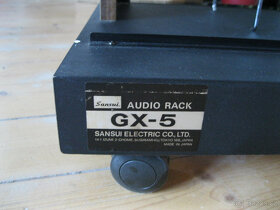Sansui Amp AU-217+Tuner TU-217+Deck CS1110 audio rack GX-5 - 6