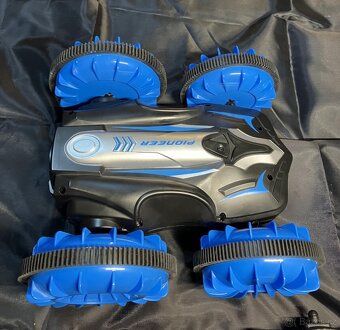 RC auto obojživelné PIONEER 1:18 15km/h 4x4 2xbaterie - 6