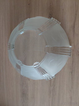 Retro mísa  z čirého skla ART DECO - 6