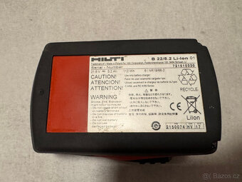 HILTI AKU VRTACÍ ŠROUBOVÁK S PŘÍKLEPEM - 6