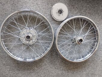 Nová kola Jawa Pérak 150mm, kompletní renovace, nová rozeta - 6