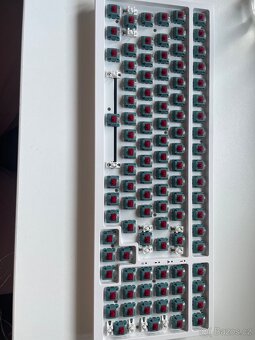 CZC.Gaming Reaper, TTC Red, herní klávesnice, bílá - 6