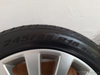 Alu kola R18 5x120 Opel + letní pneu 245/45/18 - 6