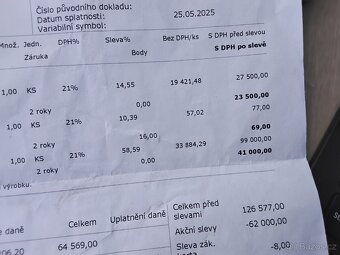 Kolo mtf karbon velikost 21 doezd 200km Elektro kolo doklady - 6