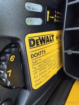 Dewalt DCH 775 aku kombi kladivo sds max - 6