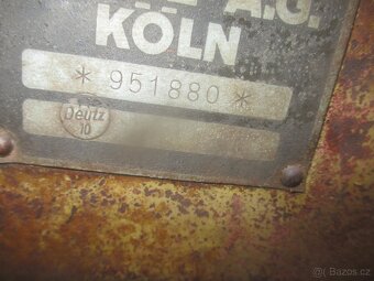 Stabilní motor Deutz - 6