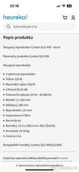 reprobedny CANTON GLE 409 - 6