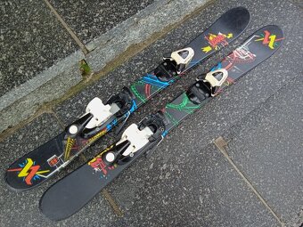 Dětské lyže 90 cm a boty - 6
