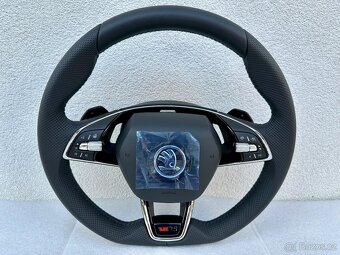 Volant zkoseny DSG VRS airbag skoda octavia IV vyhrievany - 6