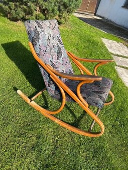 Retro houpací křeslo v nálezovém stavu - 6