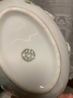 Porcelanovy starozitny servis - 6
