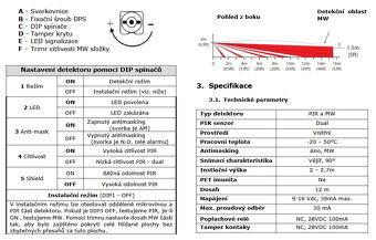 ⚡️ detektor Paradox MW+PIR 525DM (ANTIMASKING) ⚡️ - 6