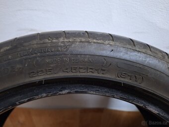 Letní pneu 225/45/17 2xContinental, 2xDunlop - 6