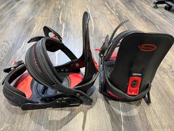 Komplet/set snowboardové prkno 124 cm + vázání + boty vel.33 - 6