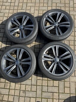 ORIGINÁL Alu Volkswagen Sebring R18, 5x112 - TOP STAV, LETNÍ - 6