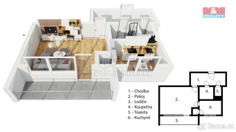 Prodej bytu 1+1, 36 m², Kutná Hora, ul. Na Studních - 6
