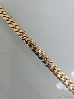 Zlato 18k, 32,3g, 60cm, nádherný kubánský vzor, 1820kč/g - 6