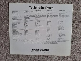 Prospekt osobních automobilů SAAB 1974, firemní, dobový - 6