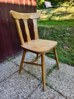 Starožitná židle Tatra masiv k renovaci - 6