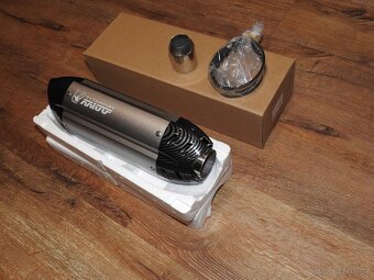 Laděný výfuk Mivv Titanium stříbrný/carbon Nový - 6