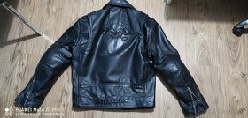 Pánská kožená motorkářská bunda "Křivák" - 6