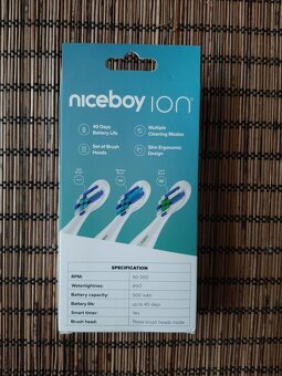 Sonický zubní kartáček Niceboy ION Sonic Lite IPX7 bílá - 6