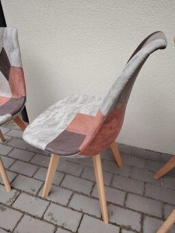 Nové jídelní židle patchwork - 6