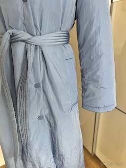 Modry metalicky zimni kabat Envii vel L - 6