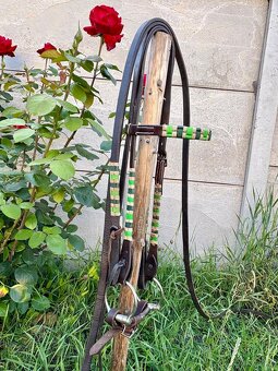 Westernová uzdečka včetně otěží, vel. cob - 6