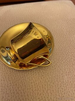 Set kávové soupravy 6 hrnečků a 6 taliřků - 6