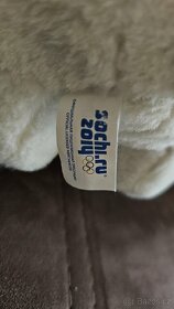 Medvídek z Sochi olympiády, originál, 32cm - 6