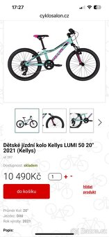 Dětské kolo KELLYS Lumi - 6