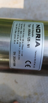 Nové výkonné čerpadlo NORIA 60 m vrt, 230 V - 6