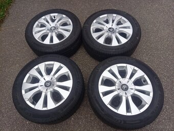 Letní Alu kola Citroen Berlingo+ ZÁNOVNÍ pneu 215/55R16 - 6