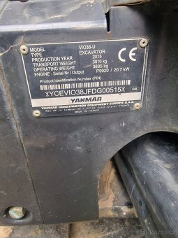 minirypadlo YANMAR VIO38 - 6